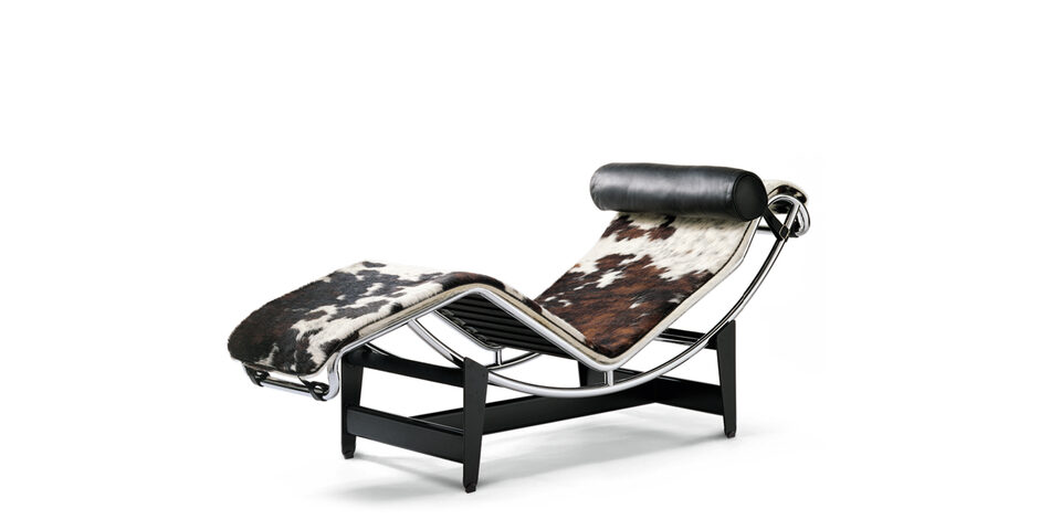 Șezlong LC4, design Le Corbusier, Jeanneret & Perriand pentru Cassina (1928)