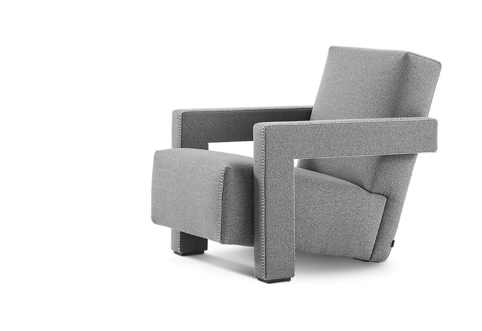 Fotoliul Utrecht, design Gerrit Rietveld pentru Cassina (1935)