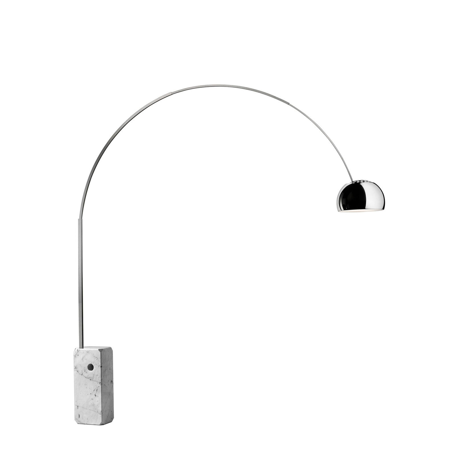 Lampadarul Arco, design Castiglioni pentru Flos — o piesă iconică
