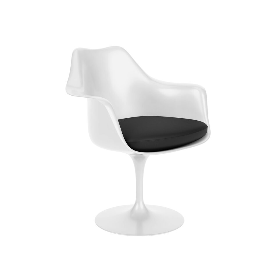 Scaunul Tulip, design Eero Saarinen pentru Knoll (1956)