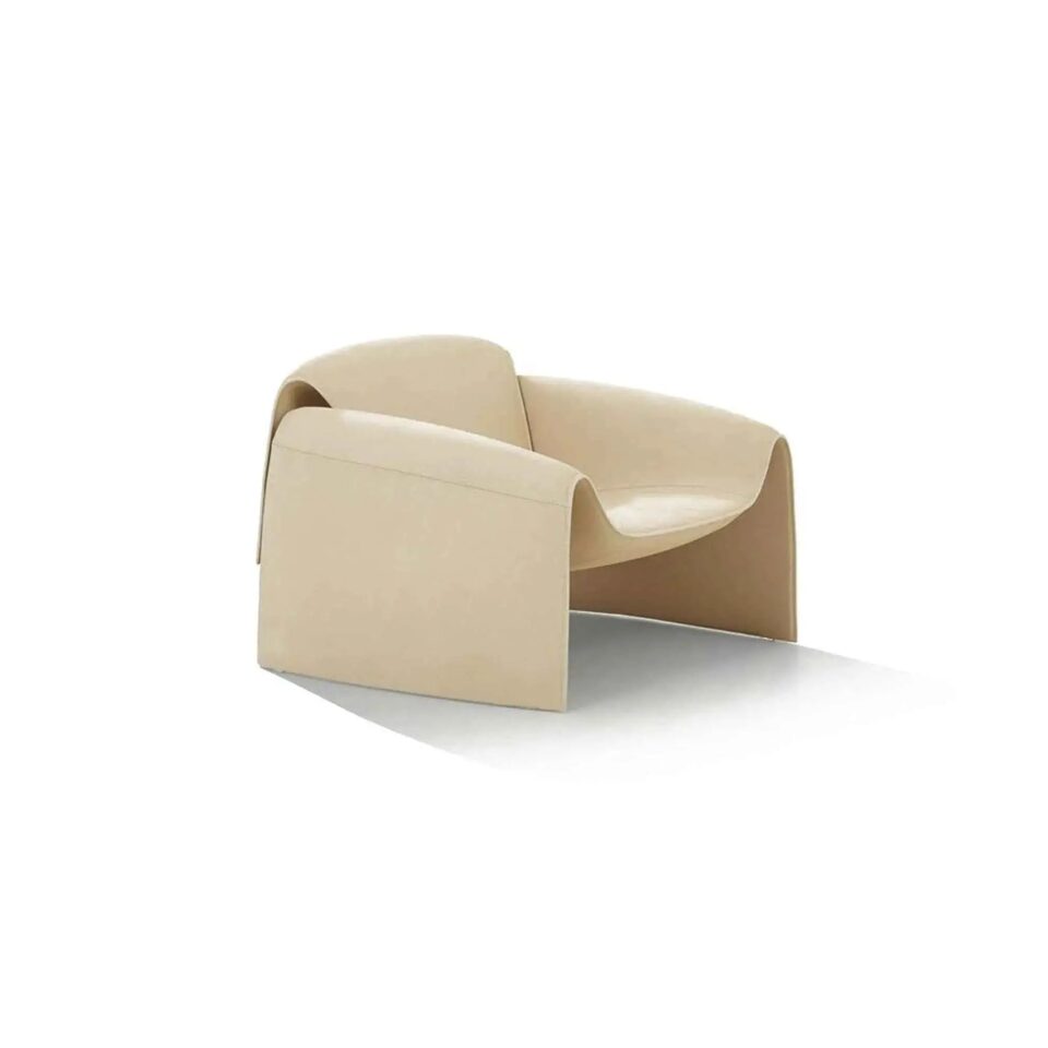 Fotoliul Le Club, design Jean-Marie Massaud pentru Poliform (2021)