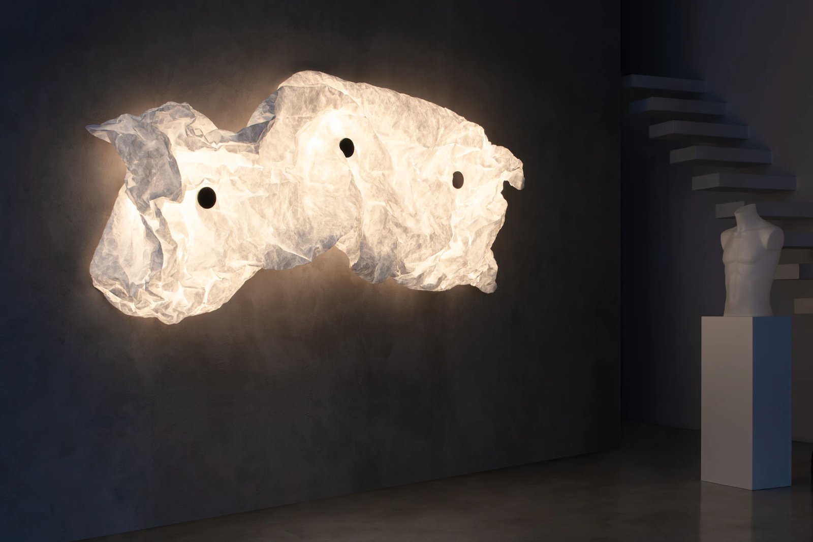 Flos Maap — настенная лампа Erwan Bouroullec из Tyvek