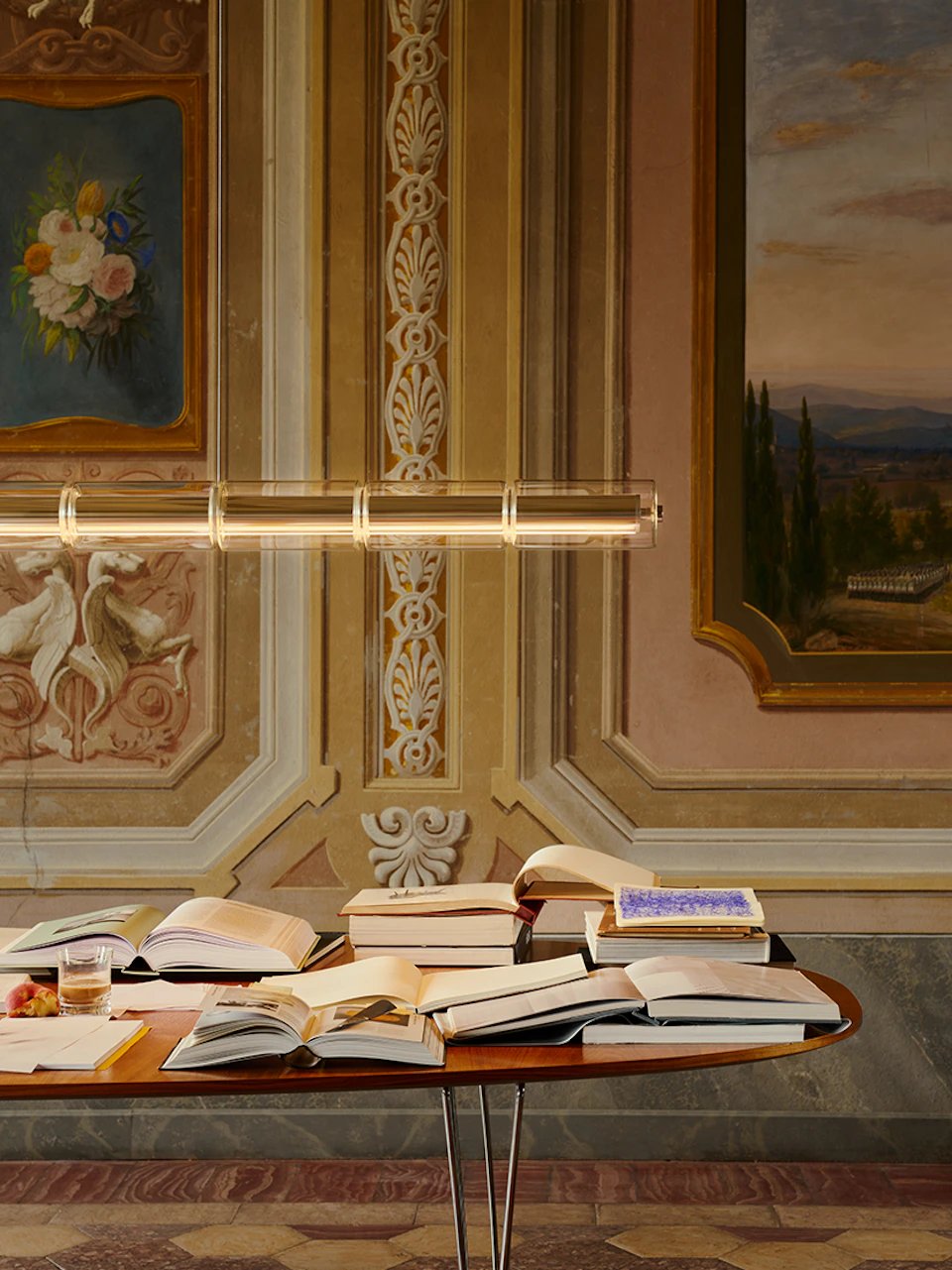 Flos Luce Cilindrica, variantă cu lampă pendant