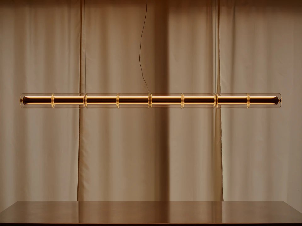 Flos Luce Cilindrica, detaliu suspensie Ronan Bouroullec